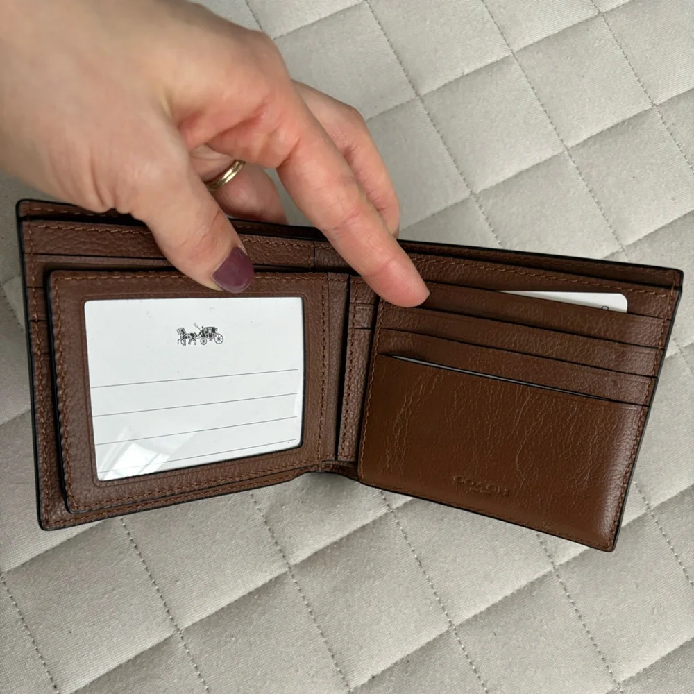Coach Brown Leather Wallet